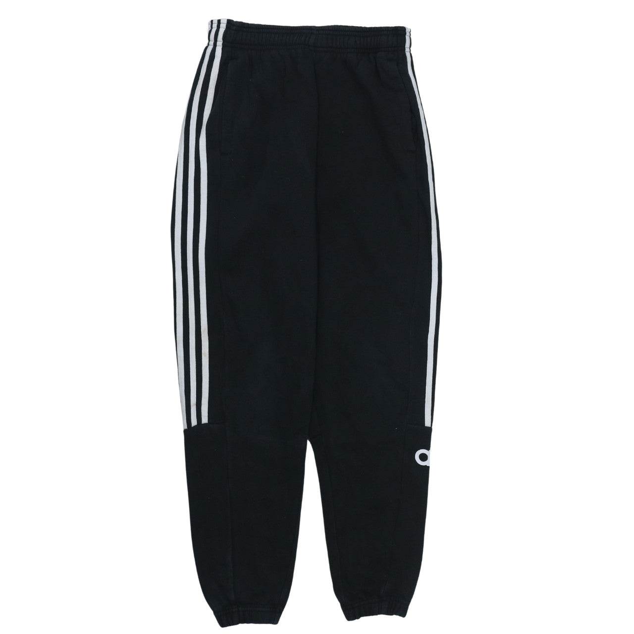 adidas Boys Black Jogger Trousers 13-14 Years Elastic Waist Sportswear