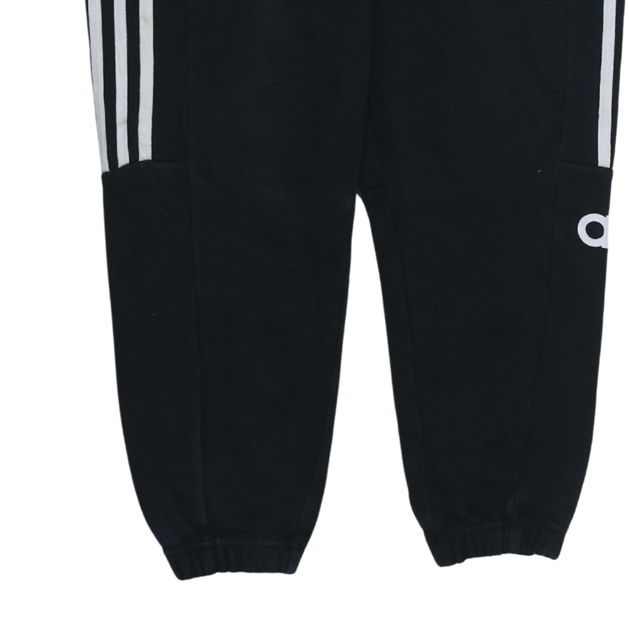 adidas Boys Black Jogger Trousers 13-14 Years Elastic Waist Sportswear