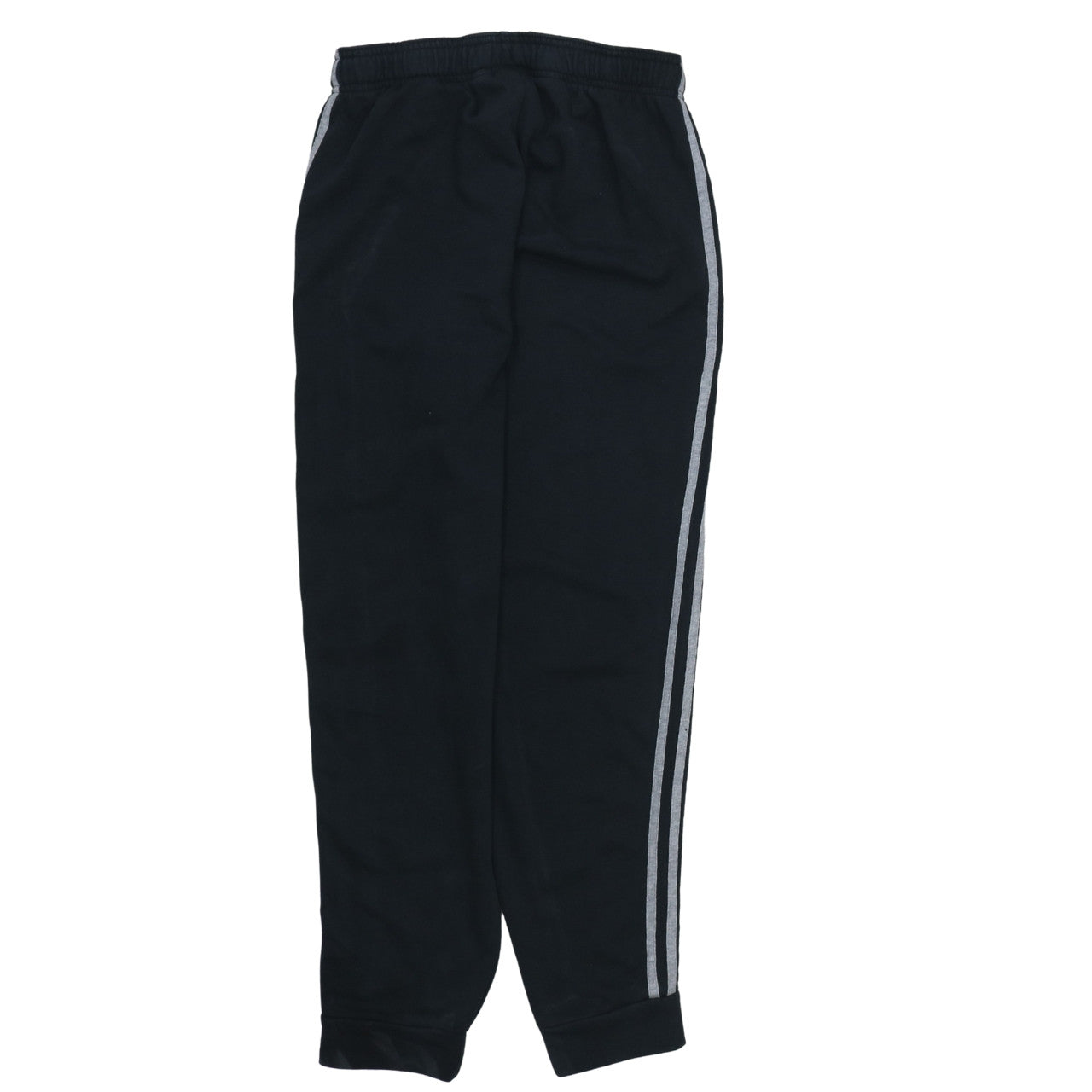 Adidas Boys Black Jogger Trousers 13-14 Years Elastic Waist Fleece