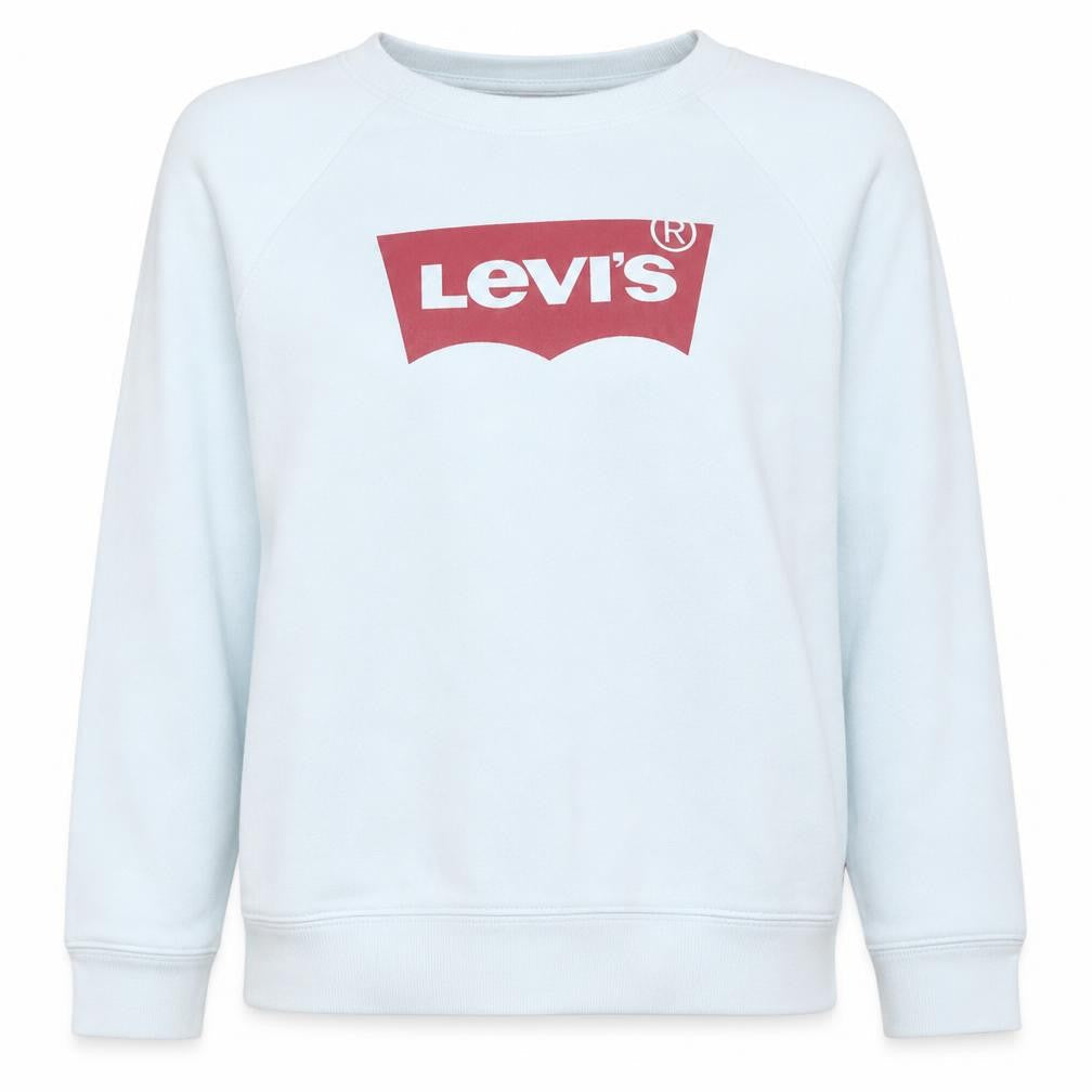 Levi's Women's White Crew Neck Pullover Sweatshirt M