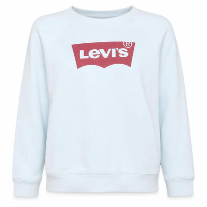 Levi's Women's White Crew Neck Pullover Sweatshirt M