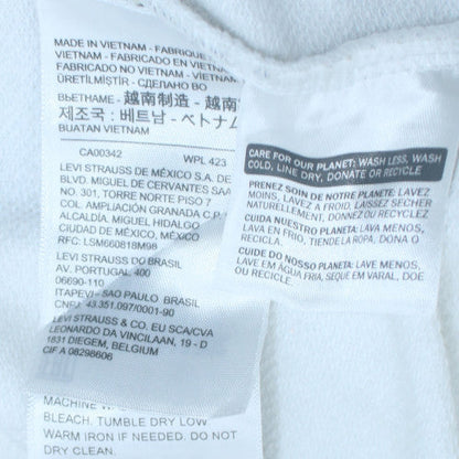 Levi's Women's White Crew Neck Pullover Sweatshirt M