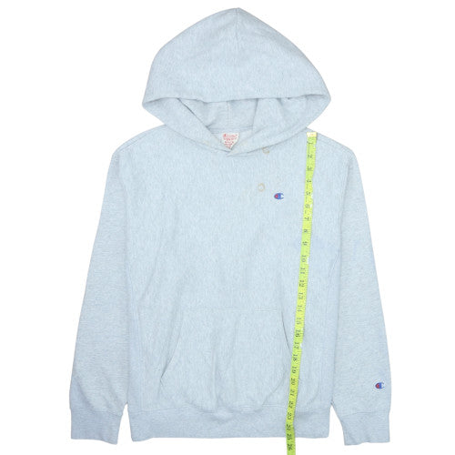 Champion Men's Grey Pullover Hoodie Medium Regular Fit Reverse Weave