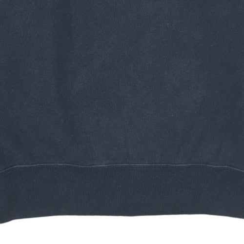 Champion Men’s Black Pullover Sweatshirt Large Crew Neck Classic Fit