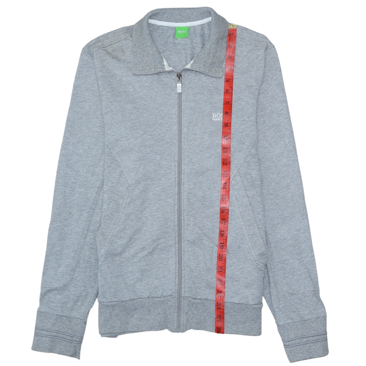 Hugo Boss Men's Grey Full Zip Sweatshirt M Regular Fit