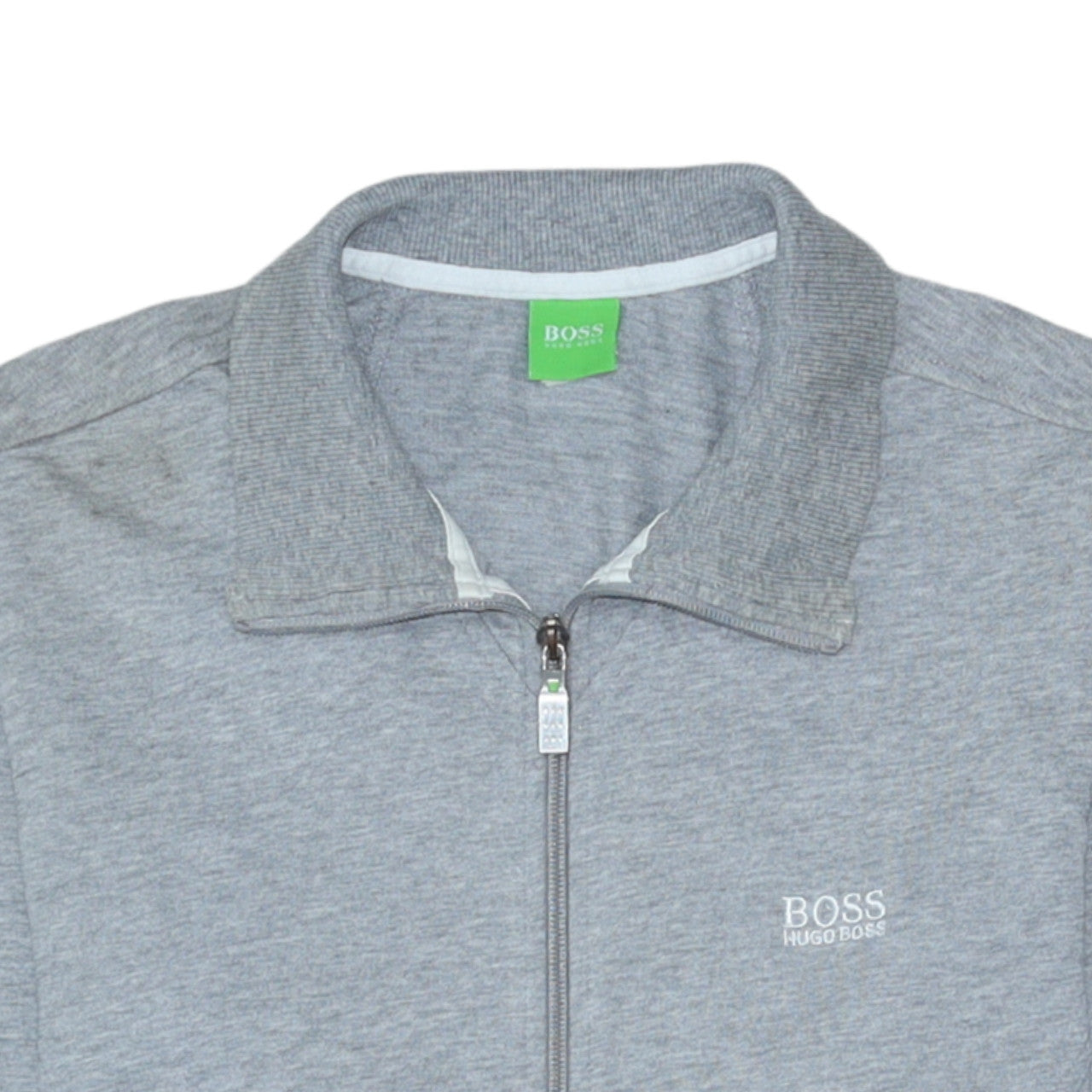 Hugo Boss Men's Grey Full Zip Sweatshirt M Regular Fit