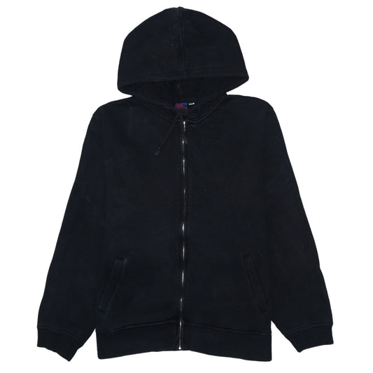 Lonsdale Mens Black Full Zip Hoodie Size L Fleece Sportswear