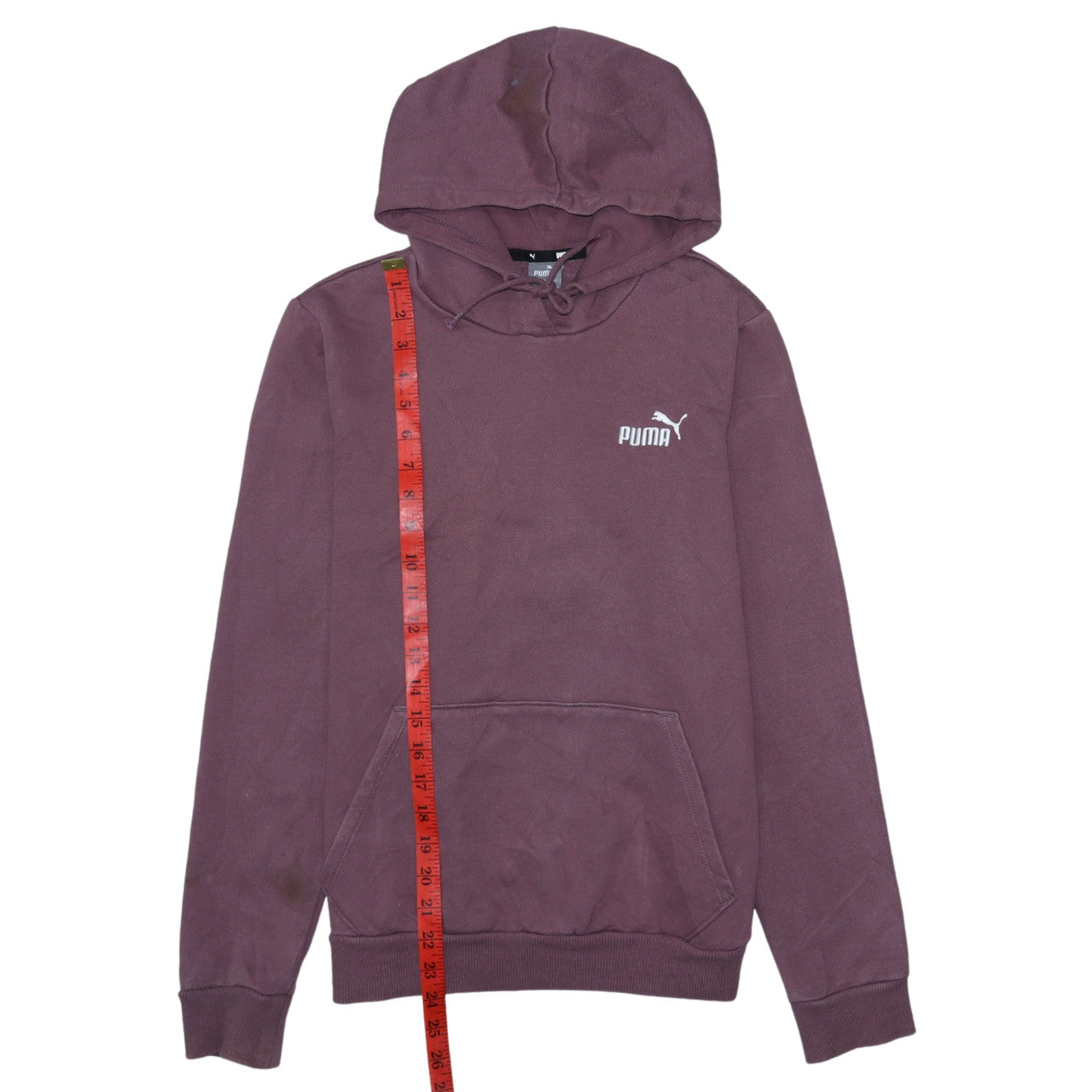 Puma Boys Purple Pullover Hoodie XL Cotton Blend Casual Sweatshirt