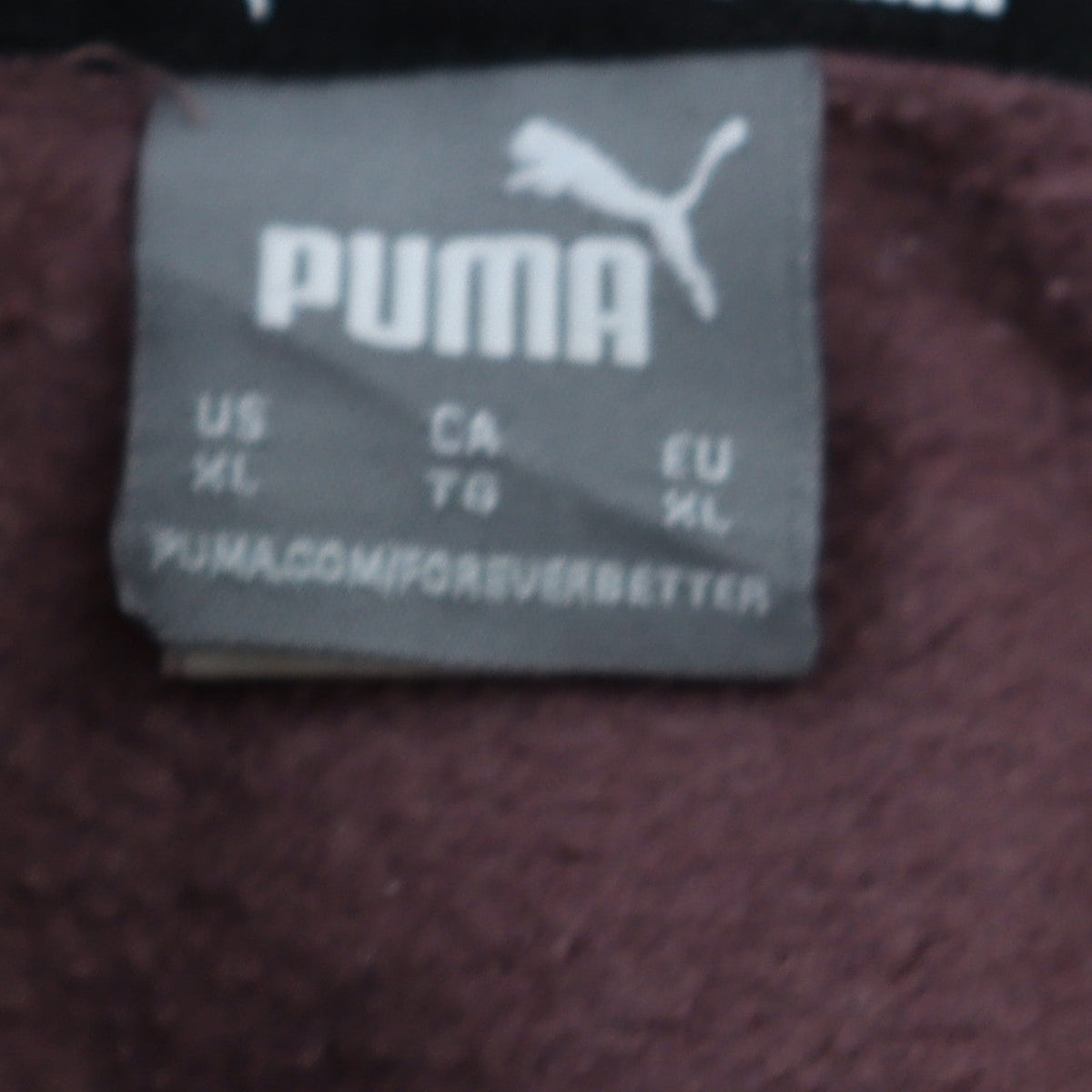 Puma Boys Purple Pullover Hoodie XL Cotton Blend Casual Sweatshirt