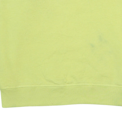 Levi's Womens Yellow Logo Crew Neck Pullover Sweatshirt Size M