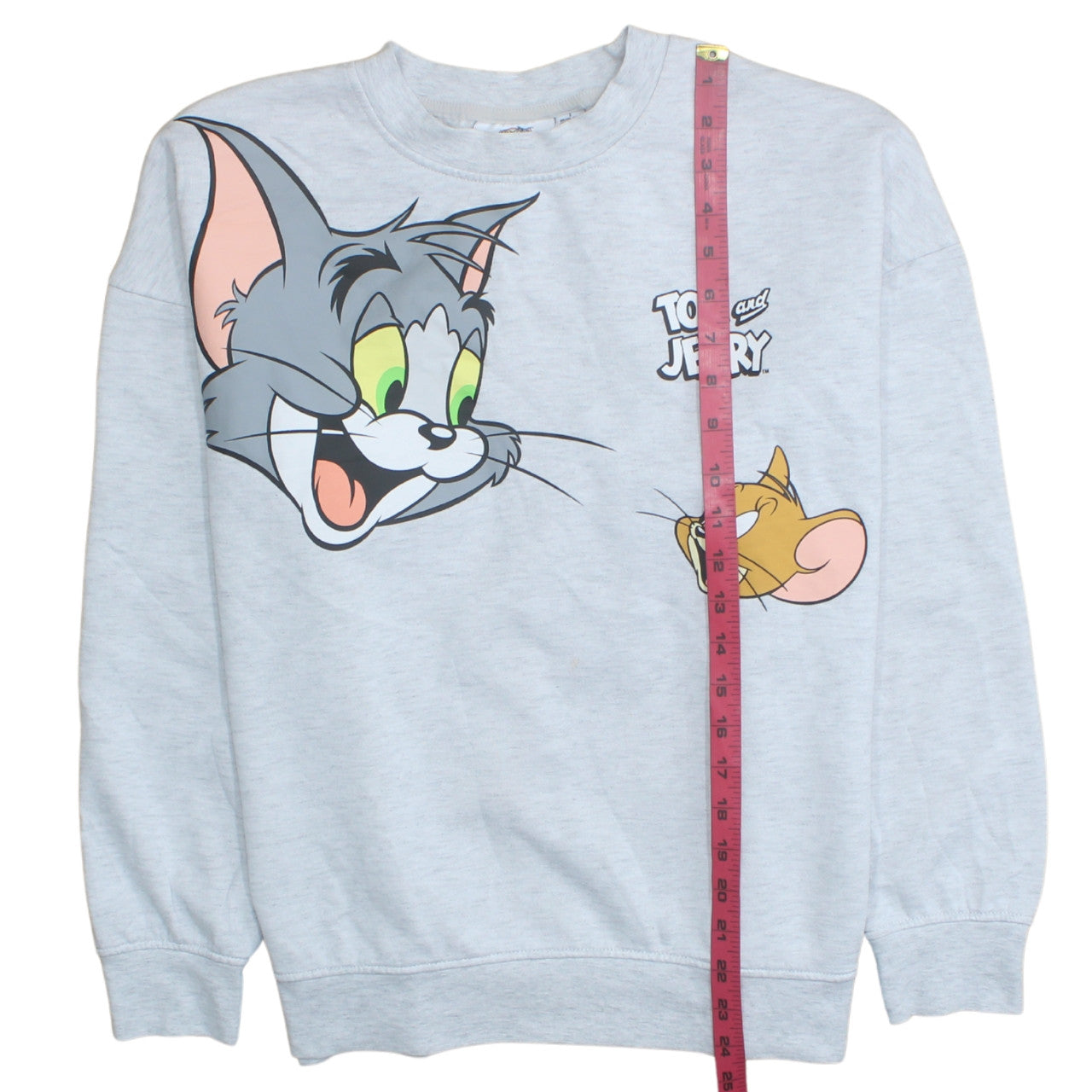 Primark Tom & Jerry Grey Crew Neck Sweatshirt Womens L