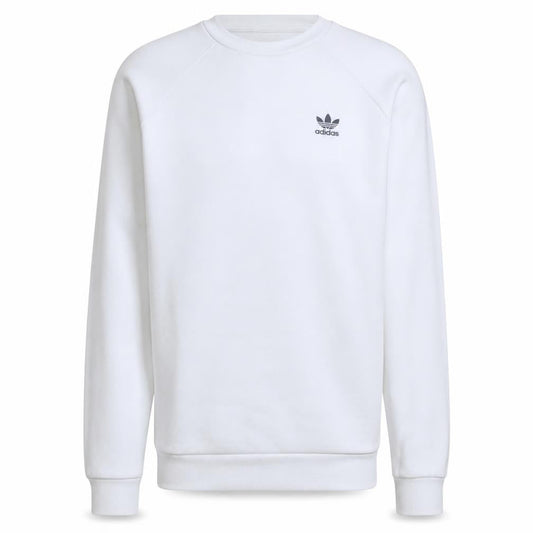 Adidas Men's White Crew Neck Pullover Sweatshirt Size M