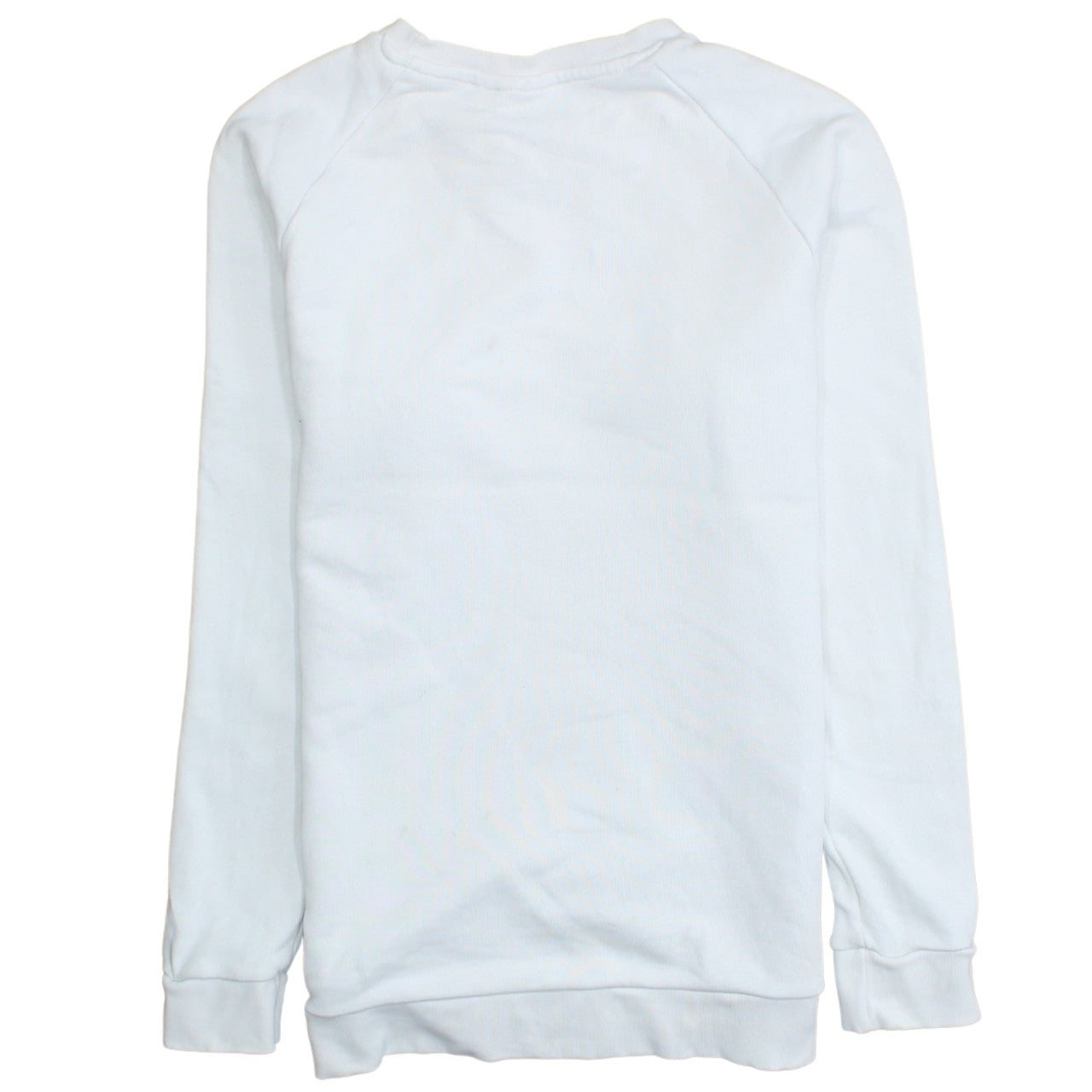 Adidas Men's White Crew Neck Pullover Sweatshirt Size M