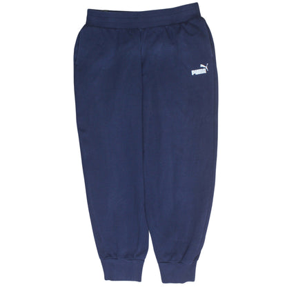 Additional front view of Puma Men's Blue Jogger Sweatpants M Regular Fit