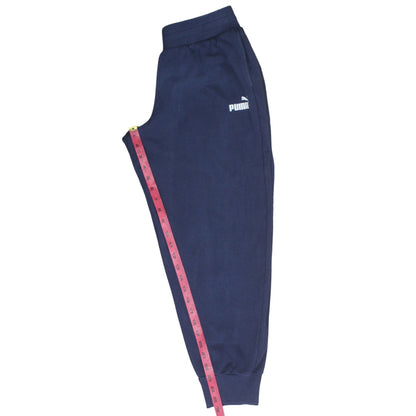 Close-up detail of Puma Men's Blue Jogger Sweatpants M Regular Fit