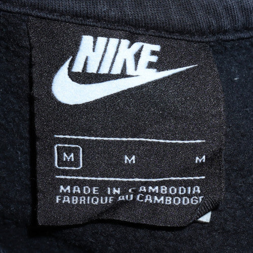 Nike Men's Black Crew Neck Pullover Sweatshirt M Regular Fit