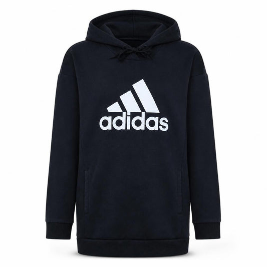 Adidas Womens Black XS Pullover Hoodie Sweatshirt with Logo