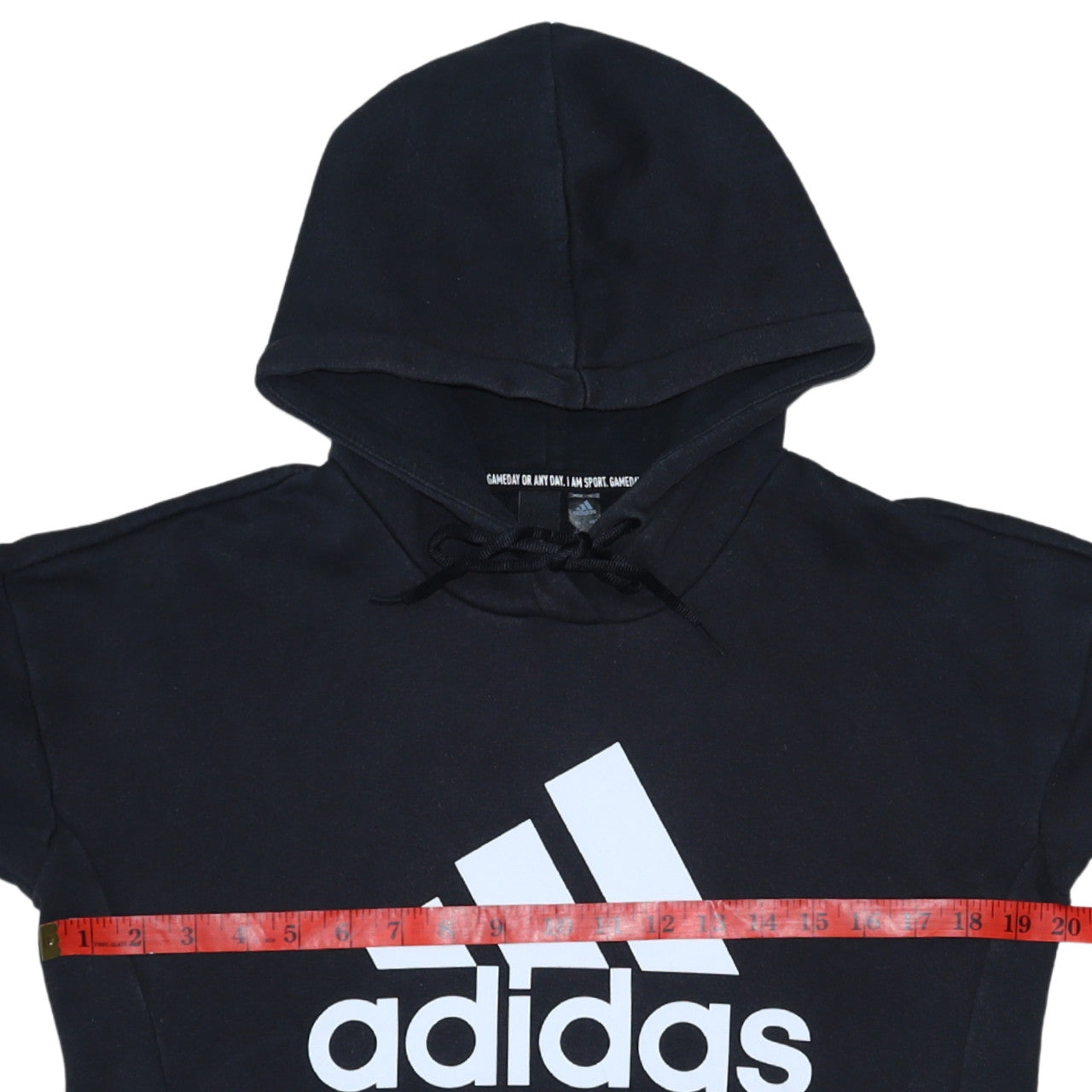 Adidas Womens Black XS Pullover Hoodie Sweatshirt with Logo