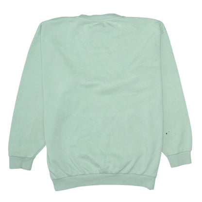 Brand and care label for Nike boys’ green xl pullover sweatshirt crew neck fleece logo top