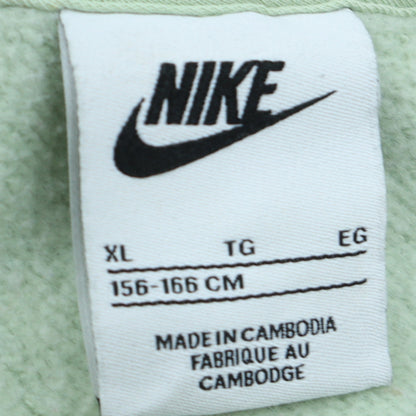 Additional view of Nike boys’ green xl pullover sweatshirt crew neck fleece logo top