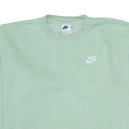 Additional view of Nike boys’ green xl pullover sweatshirt crew neck fleece logo top