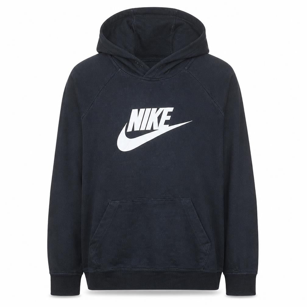 Nike Men's Black Pullover Hoodie L Regular Fit Graphic Sportswear