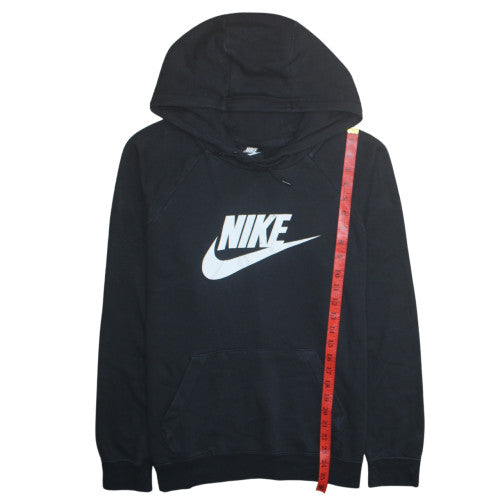 Nike Men's Black Pullover Hoodie L Regular Fit Graphic Sportswear
