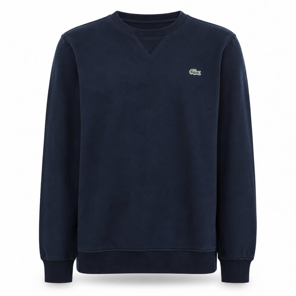 Lacoste Men's Blue Crew Neck Pullover Sweatshirt M