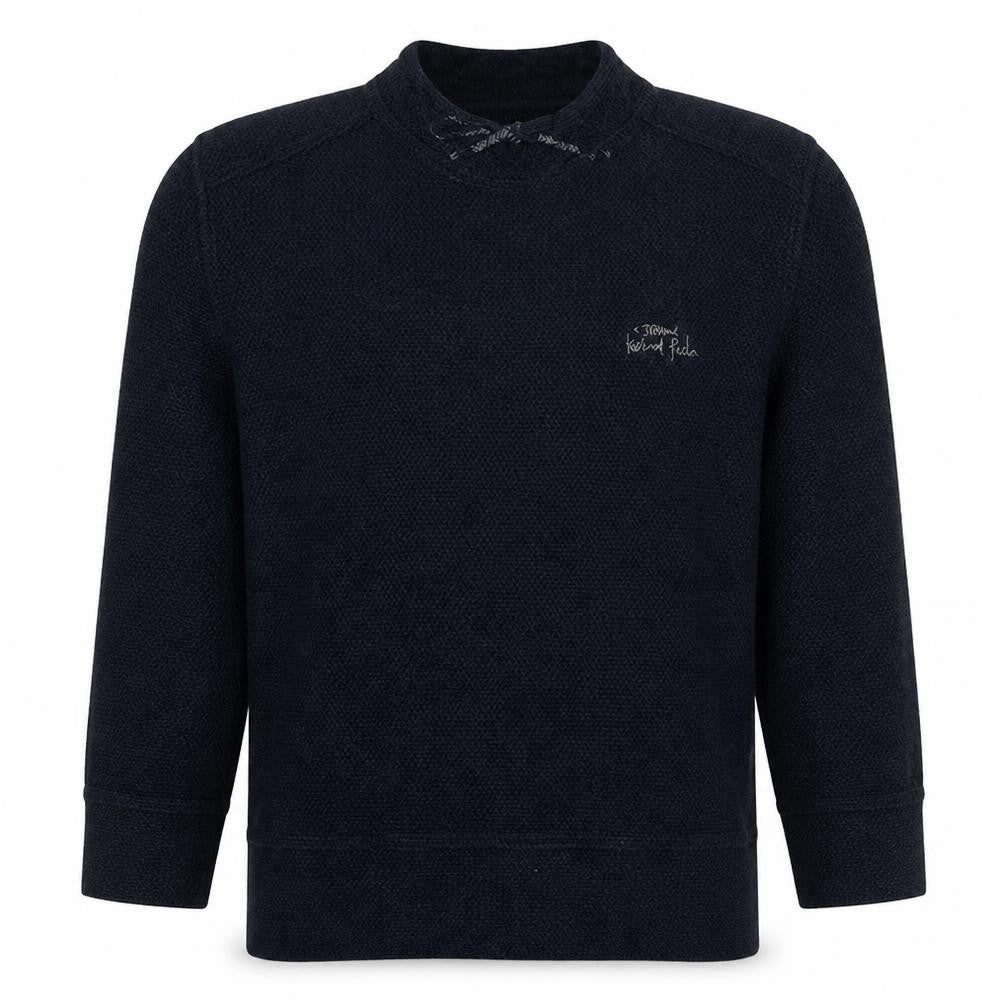 Weird Fish Mens Blue Cotton Blend Pullover Sweatshirt Size L
