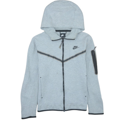 Nike Mens Grey XS Full Zip Hooded Sweatshirt Hoodie