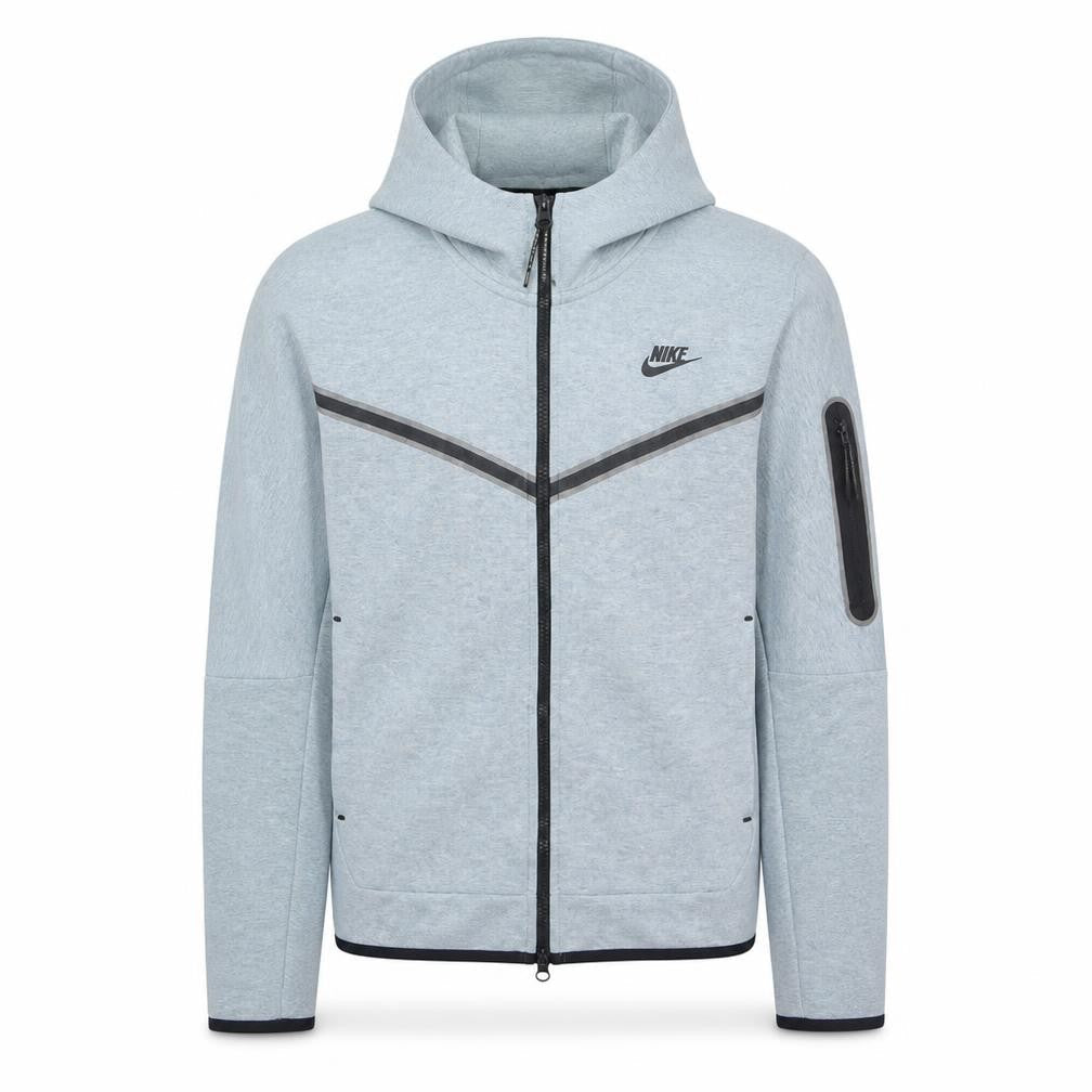 Nike Mens Grey XS Full Zip Hooded Sweatshirt Hoodie