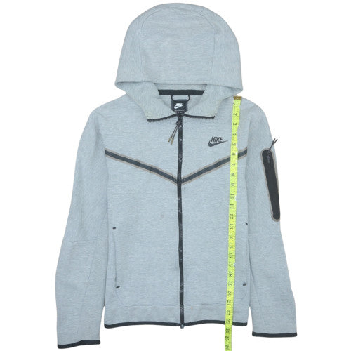 Nike Mens Grey XS Full Zip Hooded Sweatshirt Hoodie