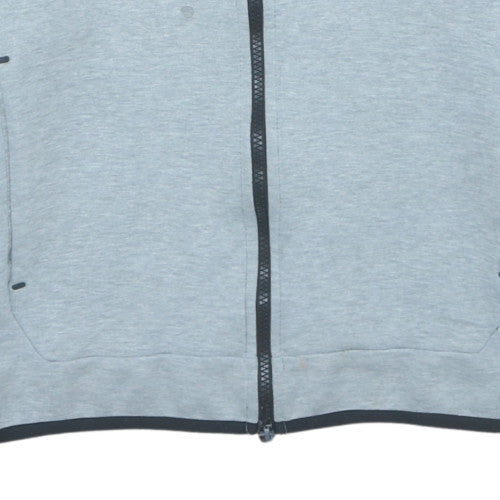 Nike Mens Grey XS Full Zip Hooded Sweatshirt Hoodie