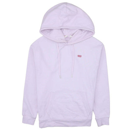 Levi's Womens Lilac Hoodie Medium Pullover Cotton Blend Casual
