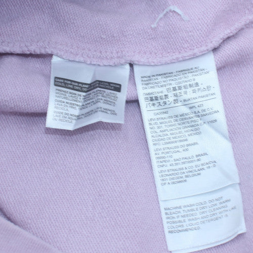 Levi's Womens Lilac Hoodie Medium Pullover Cotton Blend Casual