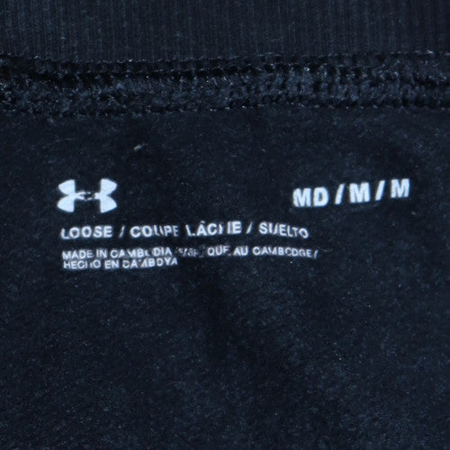 Under Armour Men's Black Jogger Trousers Size M Fleece Casual