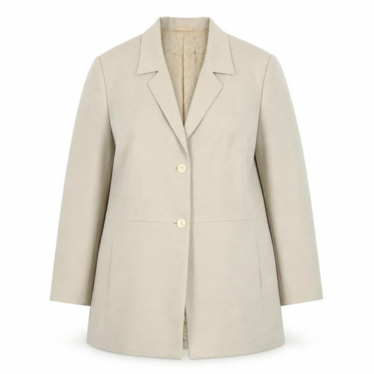Gerry Weber Women’s Beige Blazer Jacket Size 18 Long Classic Lined