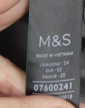 Marks and Spencer Women’s Grey Blazer Size 24 Regular Fit
