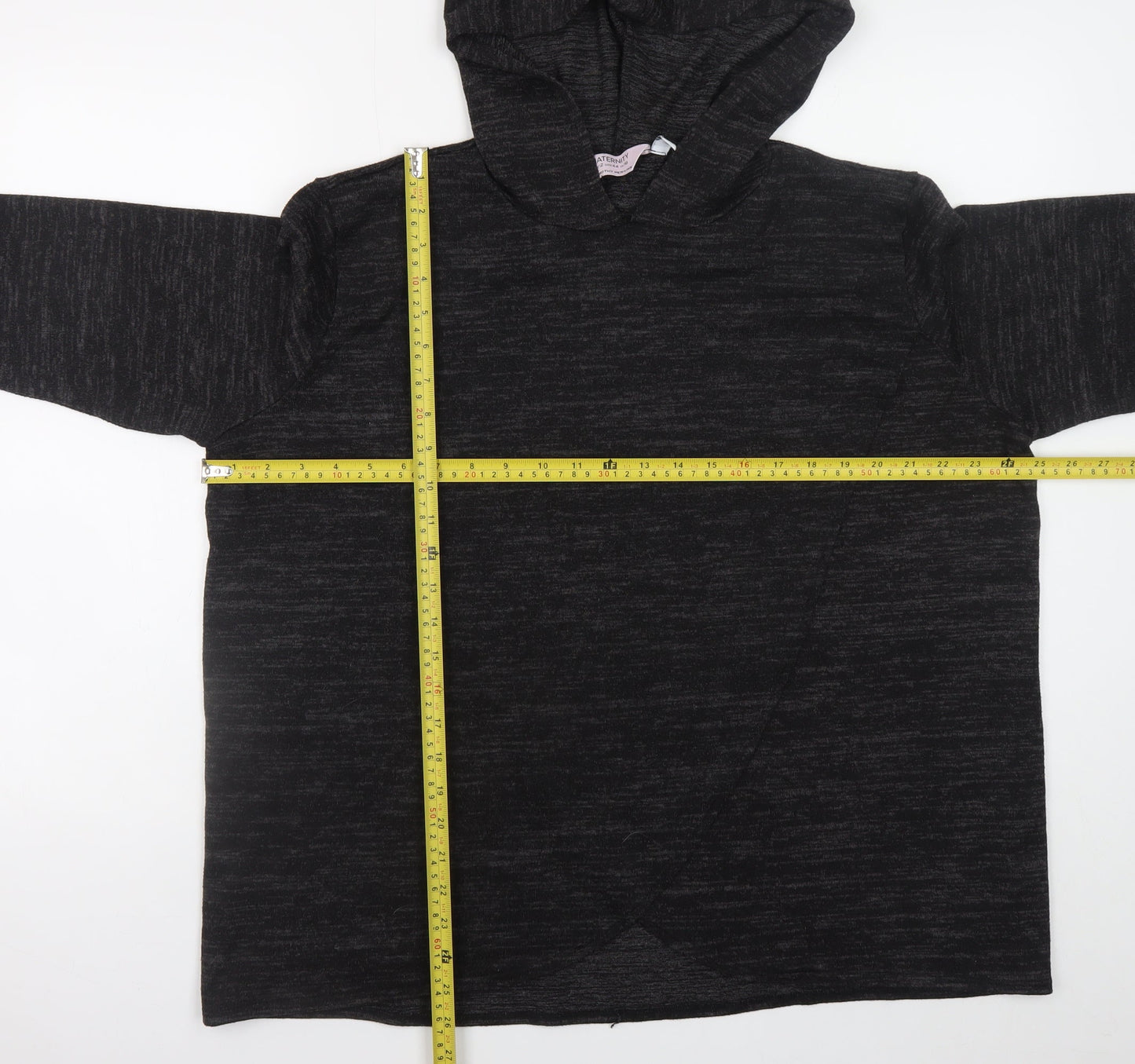 Dorothy Perkins Women's Black Maternity Hooded Jumper Size 16