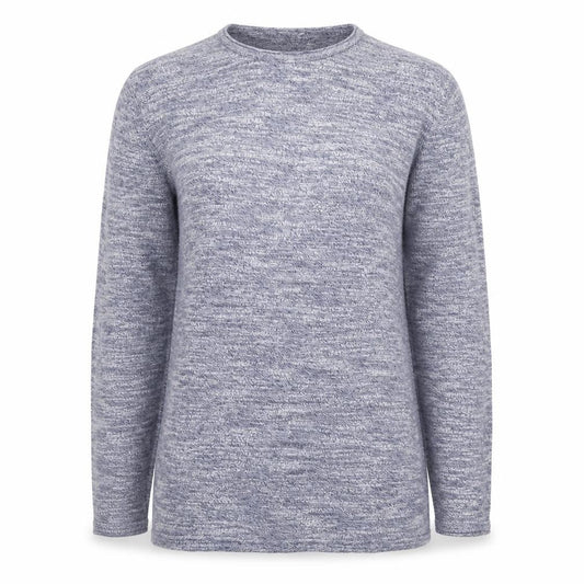 NN07 Men’s Grey Knit Cotton Blend Jumper L Crew Neck Pullover