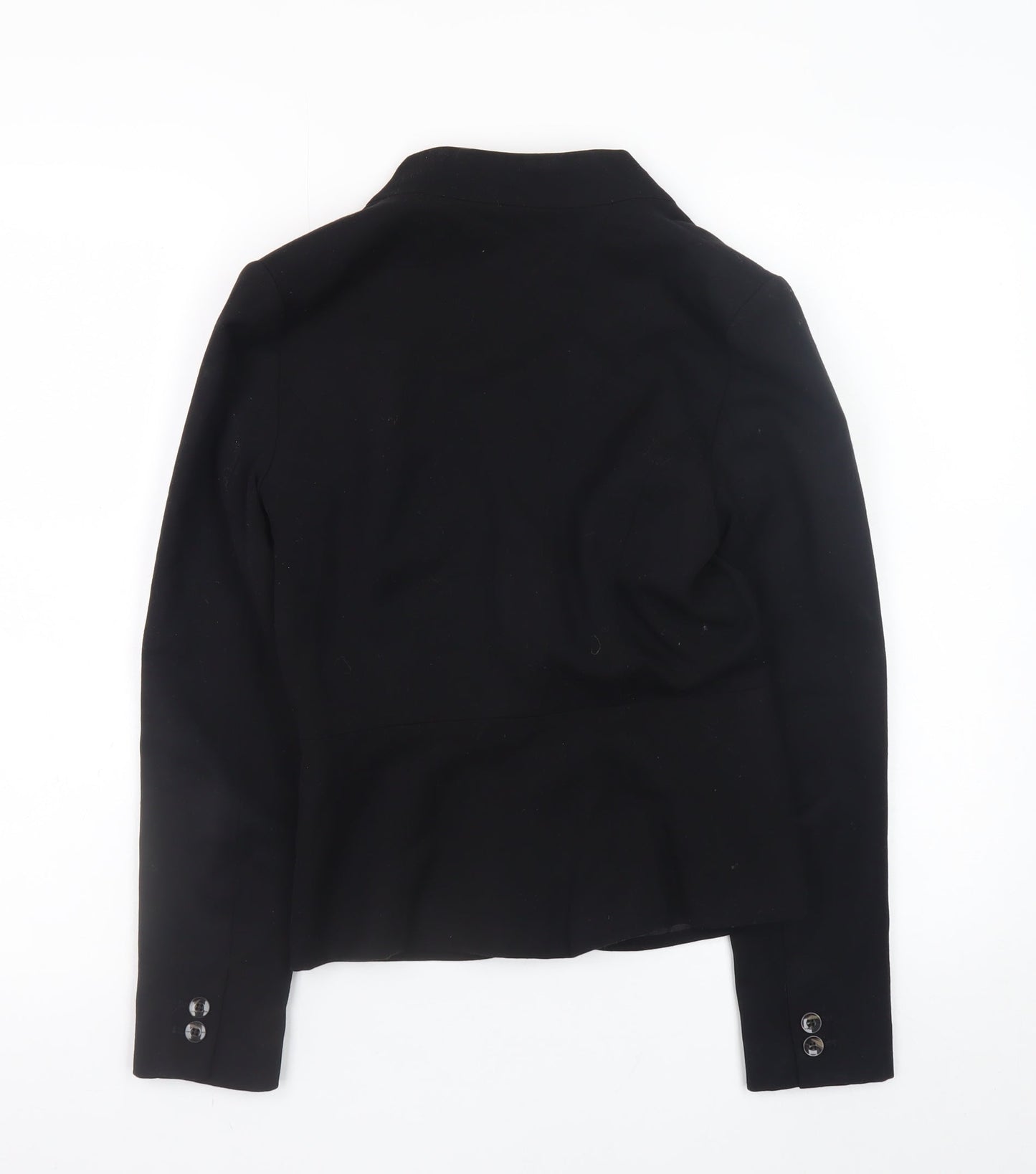 H&M Women's Black Blazer Jacket Size 8 Classic Business Style