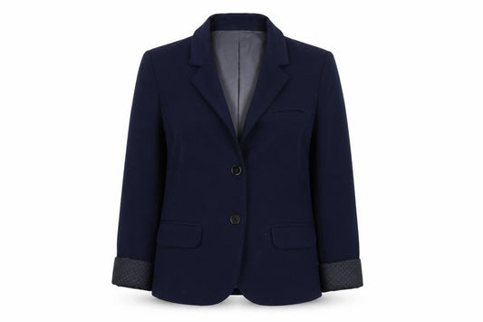 Gap Women Blue Regular Fit Blazer Jacket Size 6 Lined Business Workwear