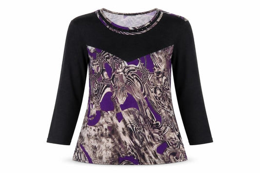Jenny Loyd Women's Multicoloured Jersey Long Sleeve Top Size 14