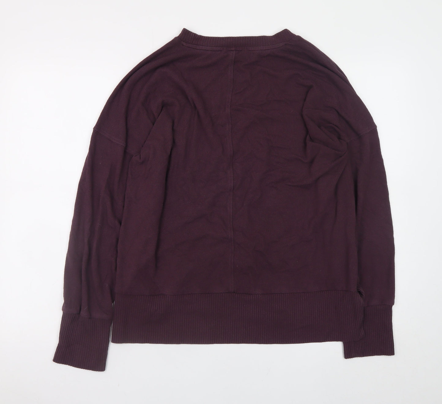 Next Men's Purple Knit Pullover Jumper L Regular Fit Crew Neck