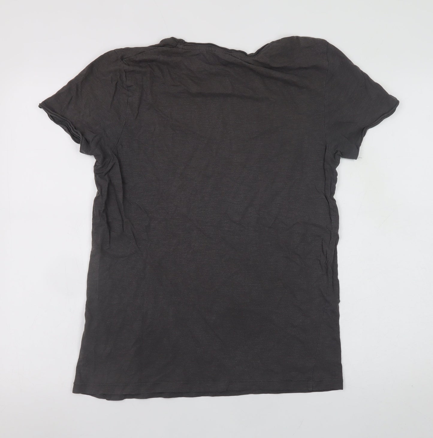 Jack & Jones Vintage Black Men’s Small Cotton Crew Neck T-Shirt
