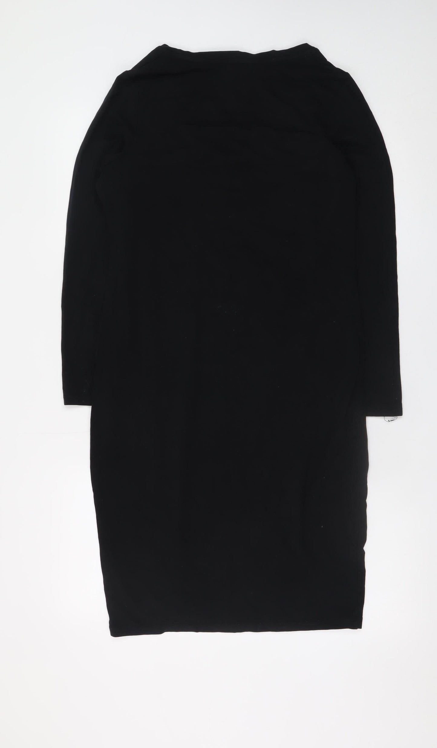 Atmosphere Women Black Size 14 Bodycon Knee Length Cotton Dress
