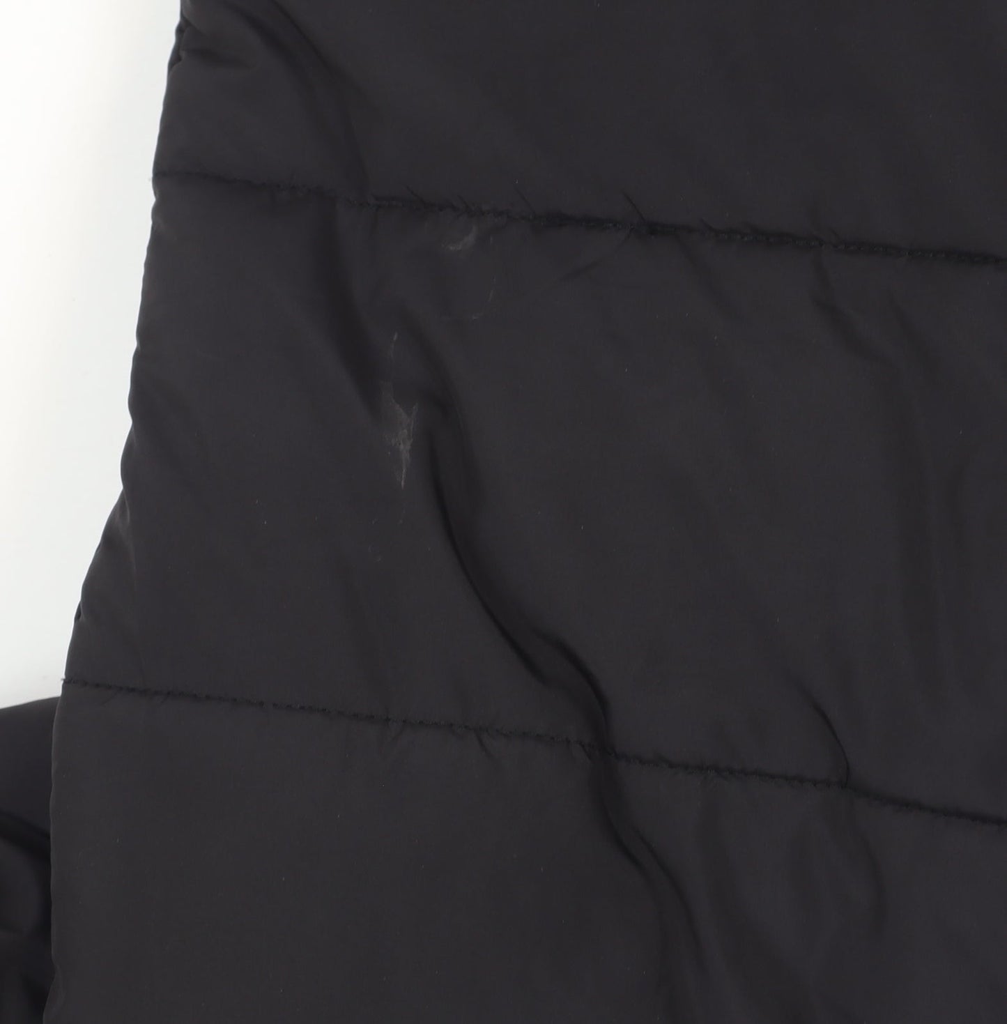 Noisy May Women's Black Long Hooded Puffer Coat Size M