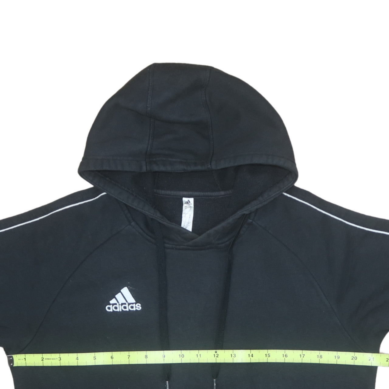 Adidas Men's Black Pullover Hoodie Medium Sports Fleece