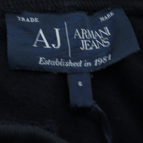 Armani Jeans Men's Black Jogger Sweatpants S Comfortable Fleece
