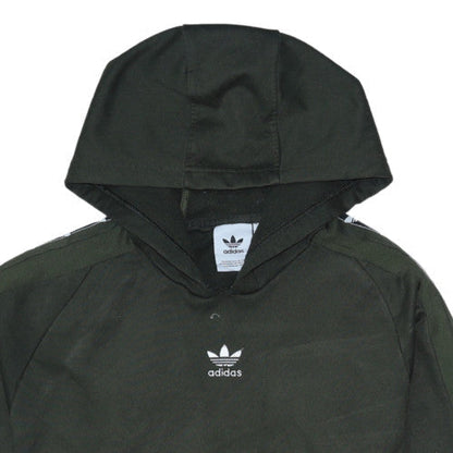 Additional view of Adidas men’s green pullover hoodie, size M, regular fit sportswear